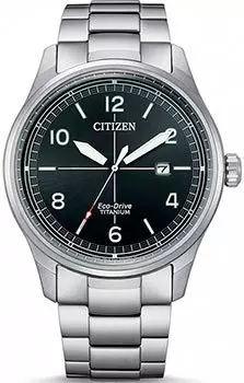 Японские наручные мужские часы Citizen BM7570-80E. Коллекция Super Titanium
