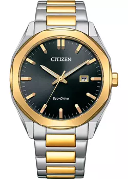 Японские наручные мужские часы Citizen BM7604-80E. Коллекция Eco-Drive