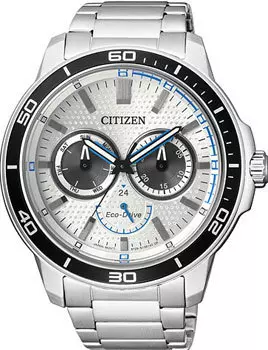 Японские наручные мужские часы Citizen BU2040-56A. Коллекция Eco-Drive