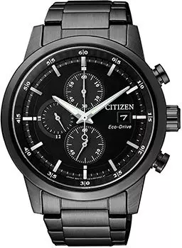 Японские наручные мужские часы Citizen CA0615-59E. Коллекция Eco-Drive