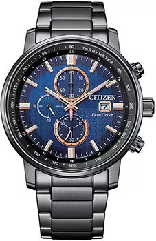 Японские наручные мужские часы Citizen CA0845-83L. Коллекция Eco-Drive