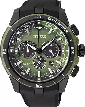 Японские наручные мужские часы Citizen CA4156-01W. Коллекция Eco-Drive