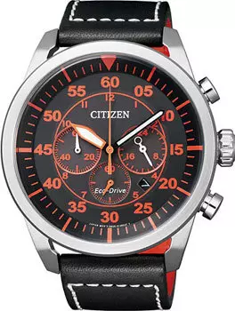 Японские наручные мужские часы Citizen CA4210-08E. Коллекция Eco-Drive