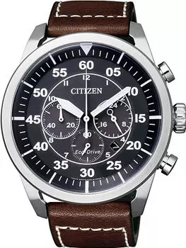 Японские наручные мужские часы Citizen CA4210-16E. Коллекция Eco-Drive