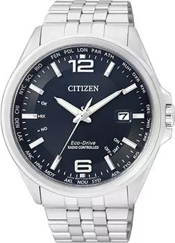 Японские наручные мужские часы Citizen CB0010-88L. Коллекция Radio Controlled