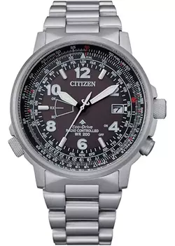 Японские наручные мужские часы Citizen CB0240-88E. Коллекция Radio Controlled