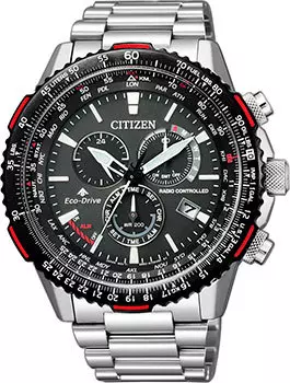 Японские наручные мужские часы Citizen CB5001-57E. Коллекция Radio Controlled