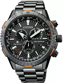 Японские наручные мужские часы Citizen CB5007-51H. Коллекция Radio Controlled