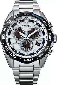 Японские наручные мужские часы Citizen CB5034-91A. Коллекция Radio Controlled