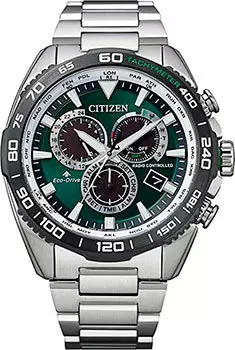 Японские наручные мужские часы Citizen CB5034-91W. Коллекция Radio Controlled