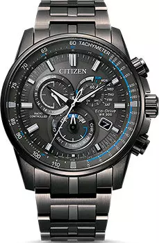 Японские наручные мужские часы Citizen CB5887-55H. Коллекция Radio Controlled