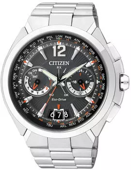 Японские наручные мужские часы Citizen CC1090-52E. Коллекция Satellite Wave