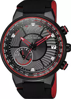 Японские наручные мужские часы Citizen CC3079-11E. Коллекция Satellite Wave