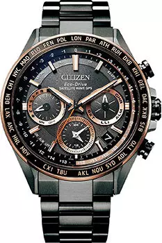 Японские наручные мужские часы Citizen CC4016-67E. Коллекция Attesa