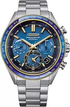Японские наручные мужские часы Citizen CC4054-68L. Коллекция Attesa