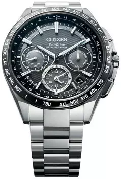 Японские наручные мужские часы Citizen CC9015-54EE. Коллекция Satellite Wave