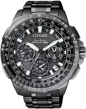Японские наручные мужские часы Citizen CC9025-51E. Коллекция Satellite Wave GPS