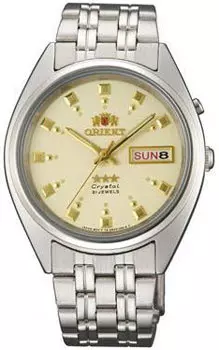 Японские наручные мужские часы Orient AB00009C. Коллекция Three Star