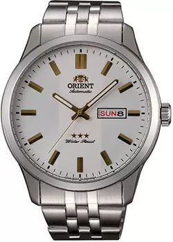 Японские наручные мужские часы Orient RA-AB0014S19B. Коллекция Three Star