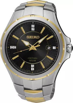 Японские наручные мужские часы Seiko SNE444. Коллекция Coutura