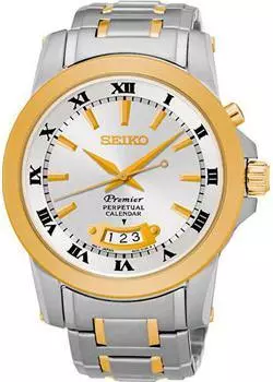 Японские наручные мужские часы Seiko SNQ148P1. Коллекция Premier