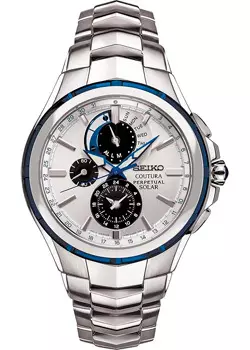 Японские наручные мужские часы Seiko SSC787. Коллекция Coutura