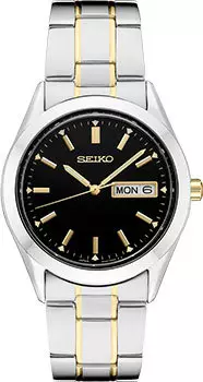 Японские наручные мужские часы Seiko SUR363. Коллекция Essentials