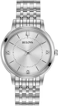 Японские наручные женские часы Bulova 96P183. Коллекция Classic