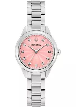 Японские наручные женские часы Bulova 96P249. Коллекция Sutton