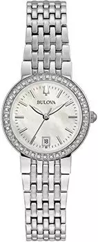 Японские наручные женские часы Bulova 96R239. Коллекция Diamonds