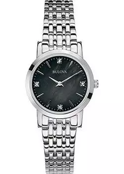 Японские наручные женские часы Bulova 96S148. Коллекция Diamonds