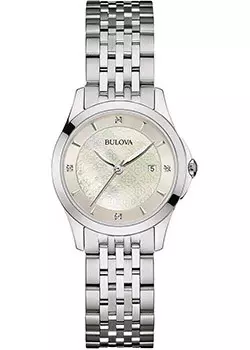 Японские наручные женские часы Bulova 96S160. Коллекция Diamonds