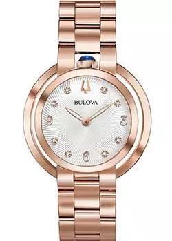 Японские наручные женские часы Bulova 97P130. Коллекция Rubaiyat