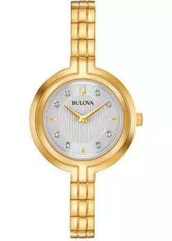 Японские наручные женские часы Bulova 97P144. Коллекция Rhapsody