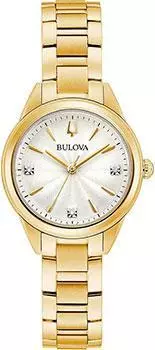 Японские наручные женские часы Bulova 97P150. Коллекция Sutton