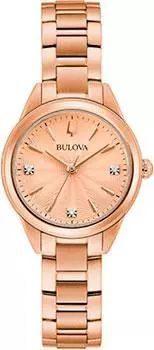 Японские наручные женские часы Bulova 97P151. Коллекция Sutton