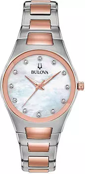 Японские наручные женские часы Bulova 98L244. Коллекция Crystal Ladies