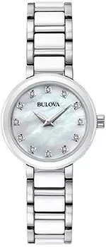 Японские наручные женские часы Bulova 98P158. Коллекция Diamonds