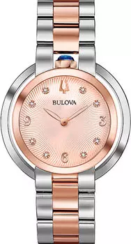 Японские наручные женские часы Bulova 98P174. Коллекция Rubaiyat