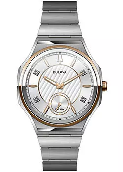 Японские наручные женские часы Bulova 98P182. Коллекция CURV