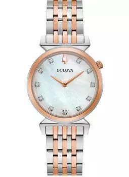 Японские наручные женские часы Bulova 98P192. Коллекция Regatta