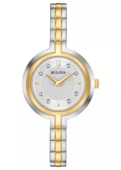 Японские наручные женские часы Bulova 98P193. Коллекция Rhapsody