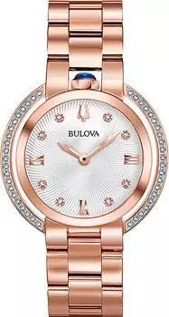 Японские наручные женские часы Bulova 98R248. Коллекция Rubaiyat