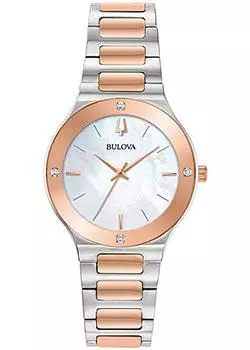 Японские наручные женские часы Bulova 98R274. Коллекция Milennia