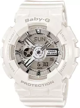 Японские наручные женские часы Casio BA-110-7A3. Коллекция Baby-G