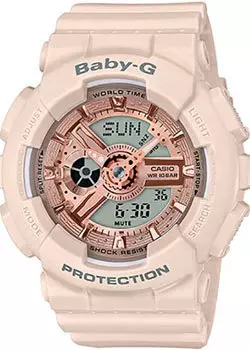 Японские наручные женские часы Casio BA-110CP-4A. Коллекция Baby-G