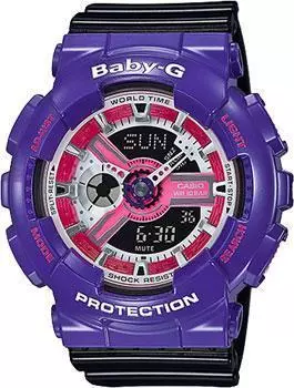 Японские наручные женские часы Casio BA-110NC-6A. Коллекция Baby-G