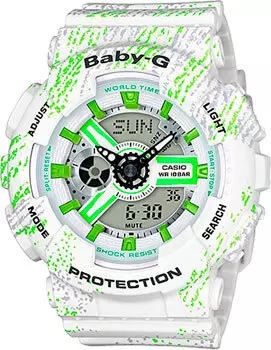 Японские наручные женские часы Casio BA-110TX-7A. Коллекция Baby-G