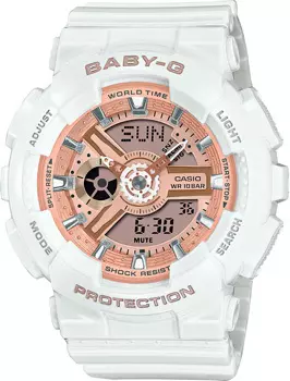 Японские наручные женские часы Casio BA-110X-7A1. Коллекция Baby-G