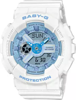 Японские наручные женские часы Casio BA-110XBE-7A. Коллекция Baby-G